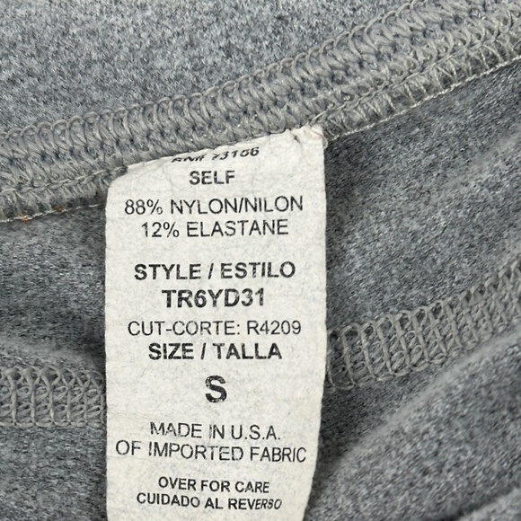 Trina Turk Crop Leggings Womens Small Gray Orange - Picture 4 of 8